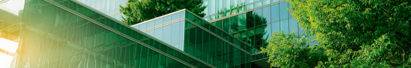 green office building