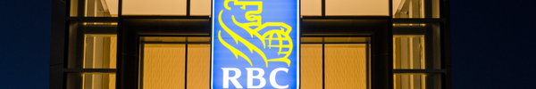 RBC logo on side of branch
